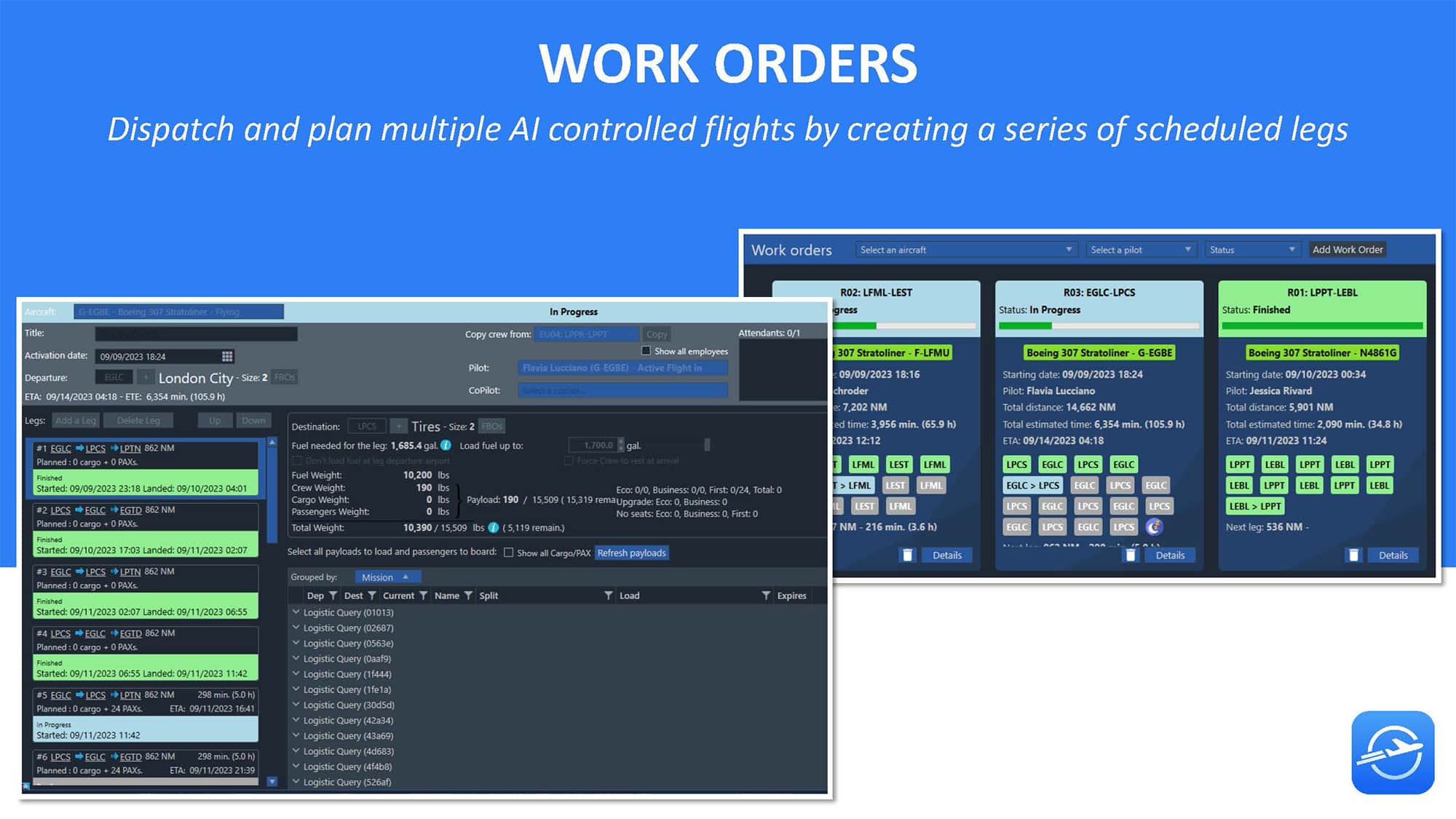 OnAir Airline Manager — in-game screenshot