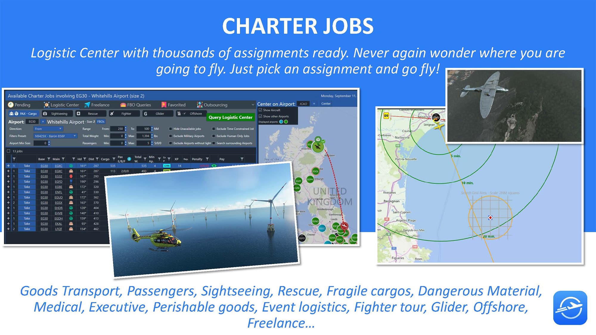 OnAir Airline Manager — in-game screenshot