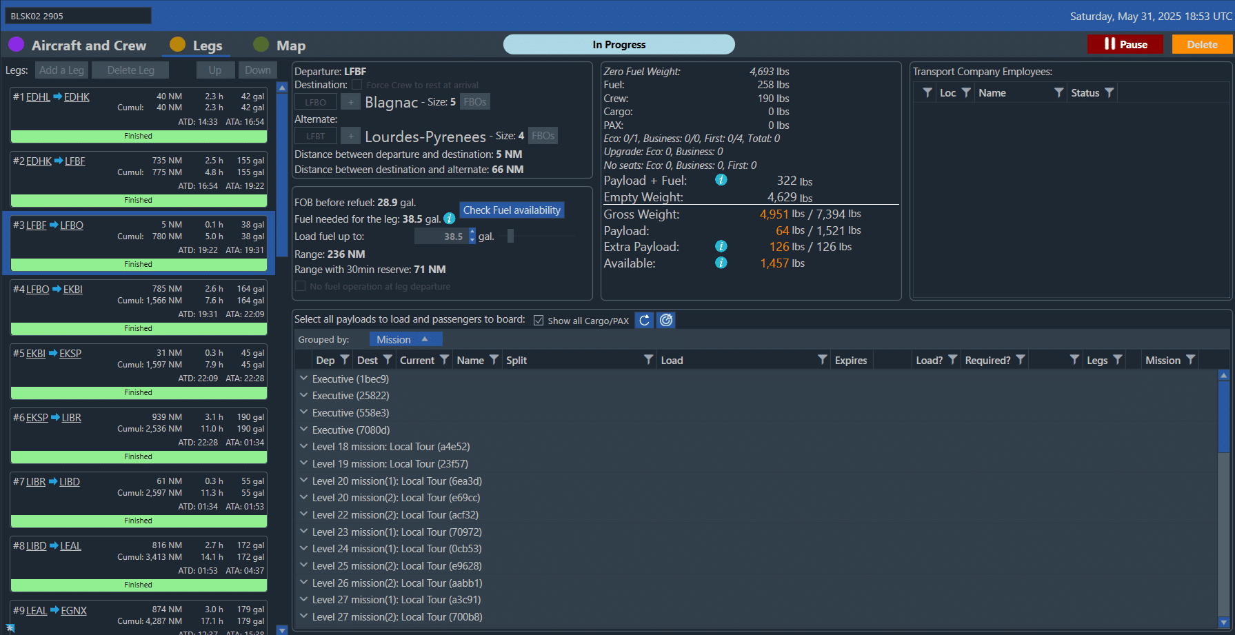 OnAir — employee hiring and crew management interface